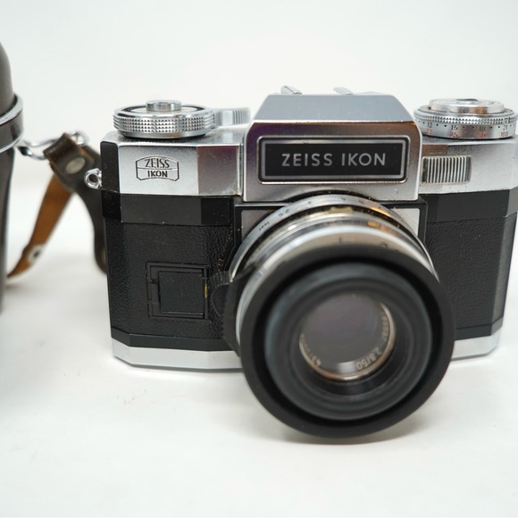 Vintage Zeiss Ikon Tenax Automatic 35mm Tessar 50mm F2.8 /W SPECIAL HOOD&FIFLER - Picture 2 of 13